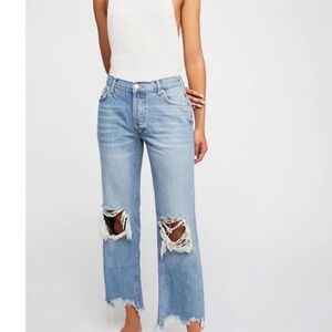 We The Free Maggie Midrise Straight Leg Jeans, Like New, Size 26